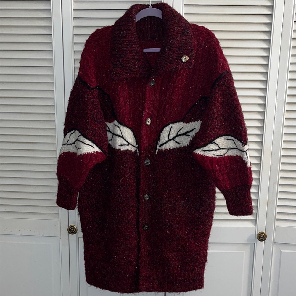 Rare Vintage Heavyweight sweater cardigan with pockets